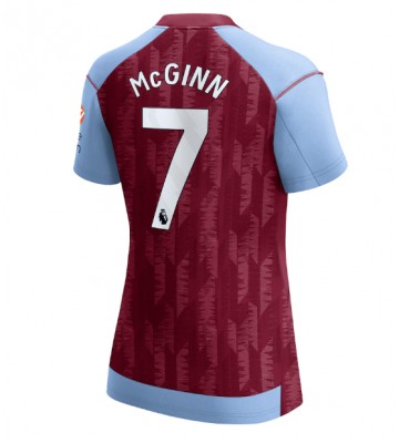 Aston Villa John McGinn #7 Hjemmebanetrøje Dame 2023-24 Kort ærmer